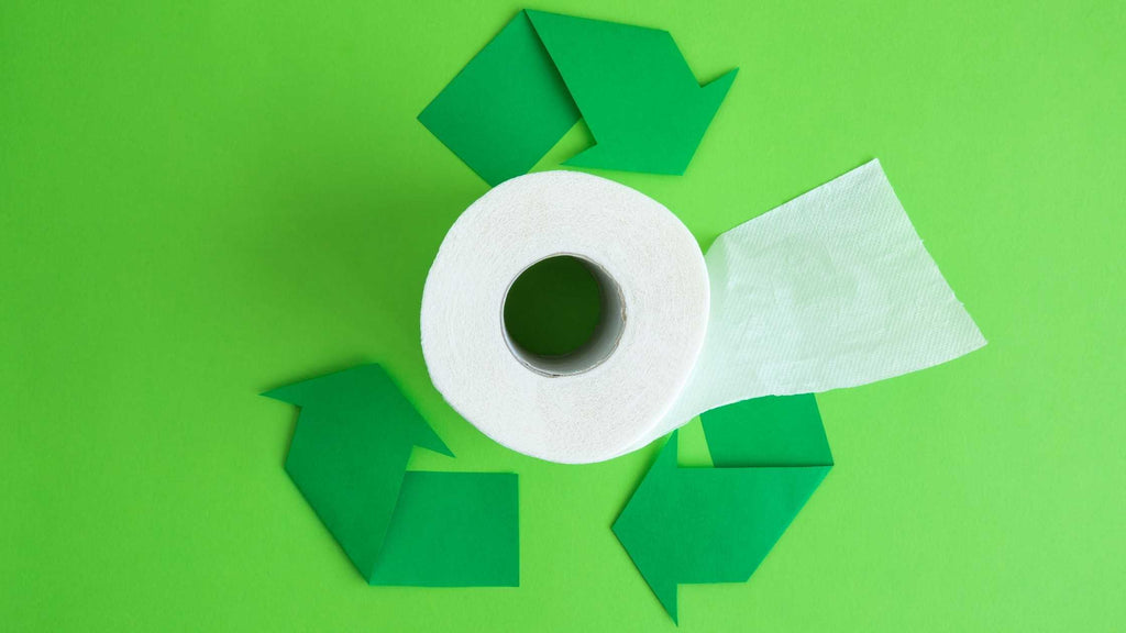 How is recycled toilet paper made?