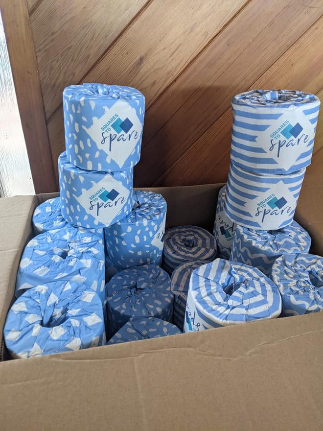 Recycled Toilet Paper 48 Super Rolls Squares to Spare